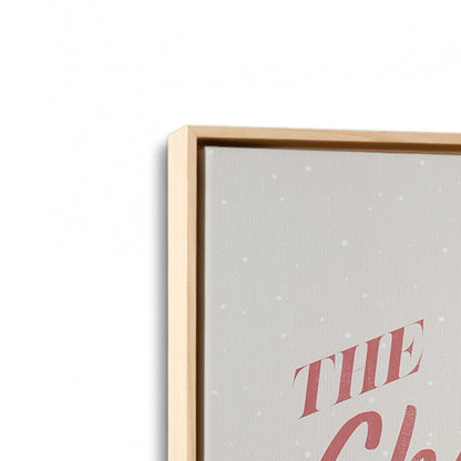 [Color:American Maple], Picture of art in a American Maple frame at an angle