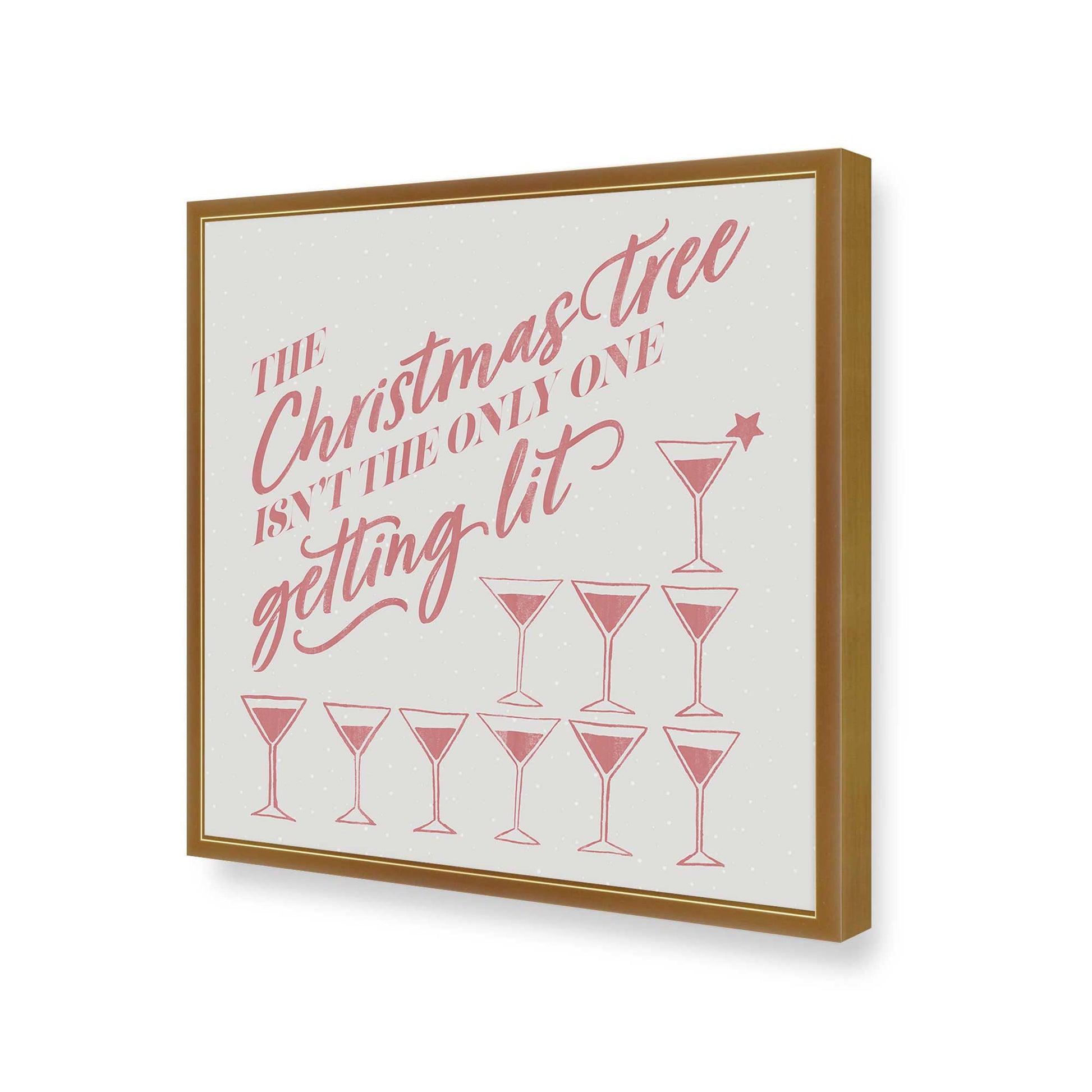 [Color:Polished Gold], Picture of art in a Polished Gold frame of the corner