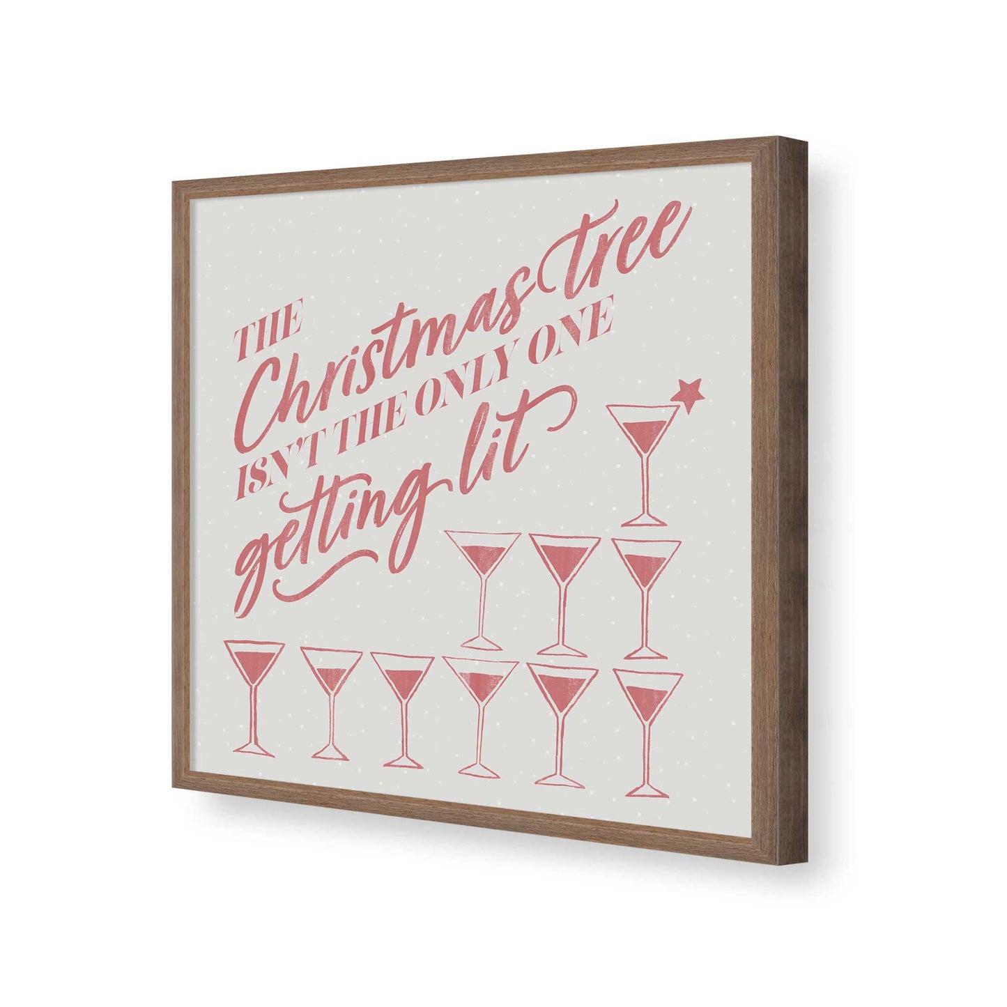 [Color:Walnut], Picture of art in a Walnut frame of the corner