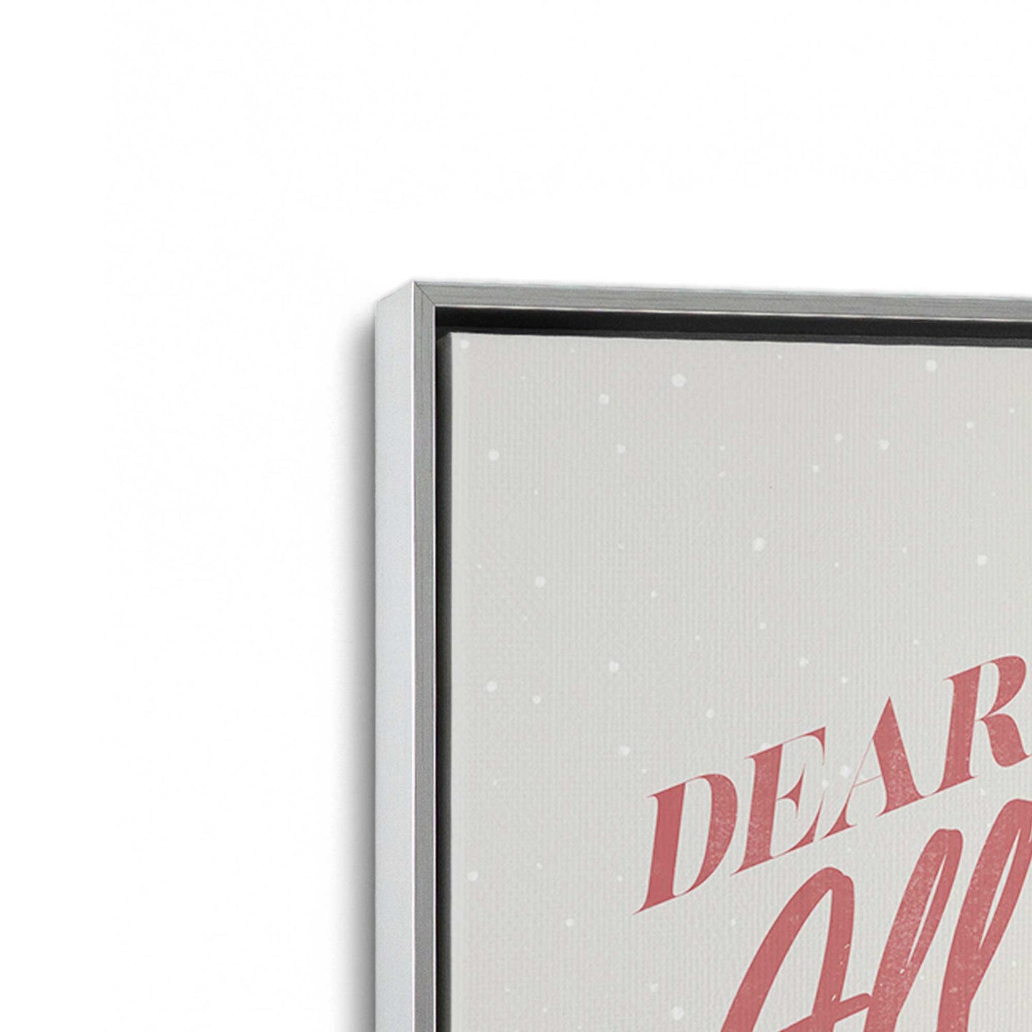 [Color:Polished Chrome], Picture of art in a Polished Chrome frame at an angle