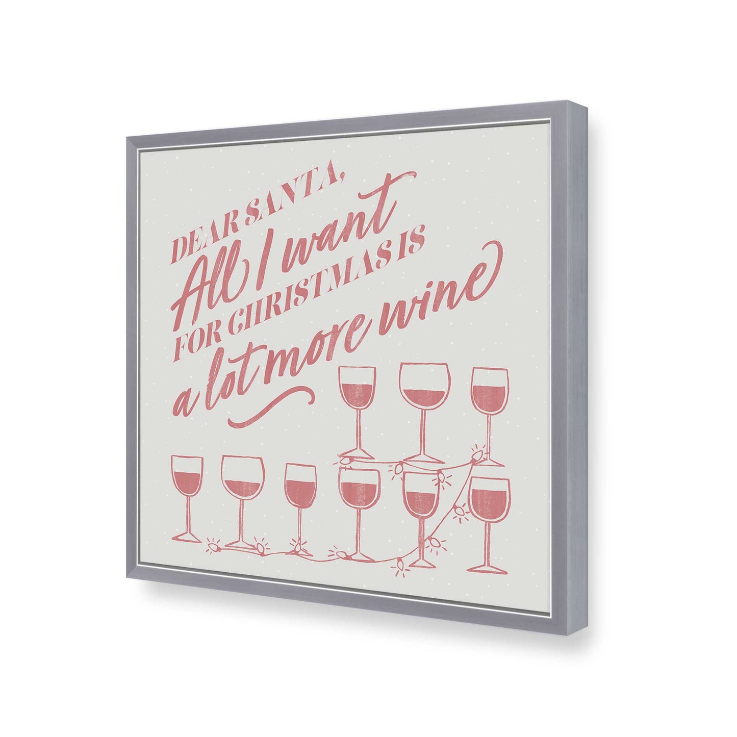 [Color:Polished Chrome], Picture of art in a Polished Chrome frame of the corner