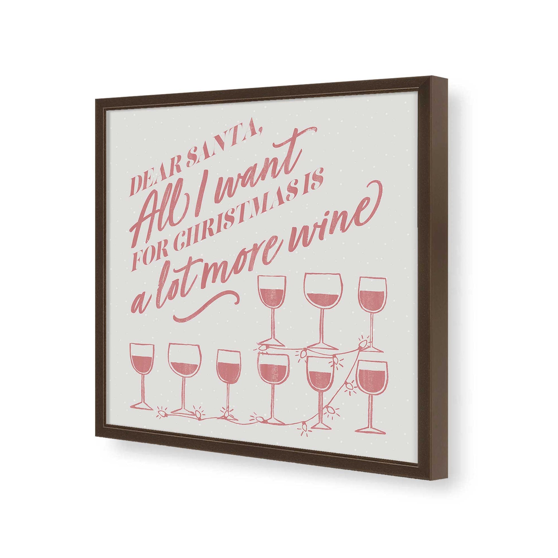 [Color:Espresso], Picture of art in a Espresso frame of the corner