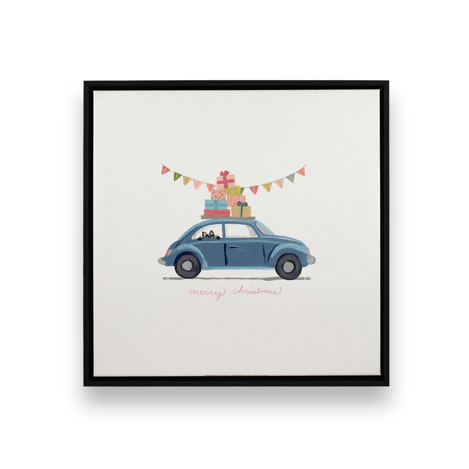 [Color:Satin Black], Picture of art in a Satin Black frame