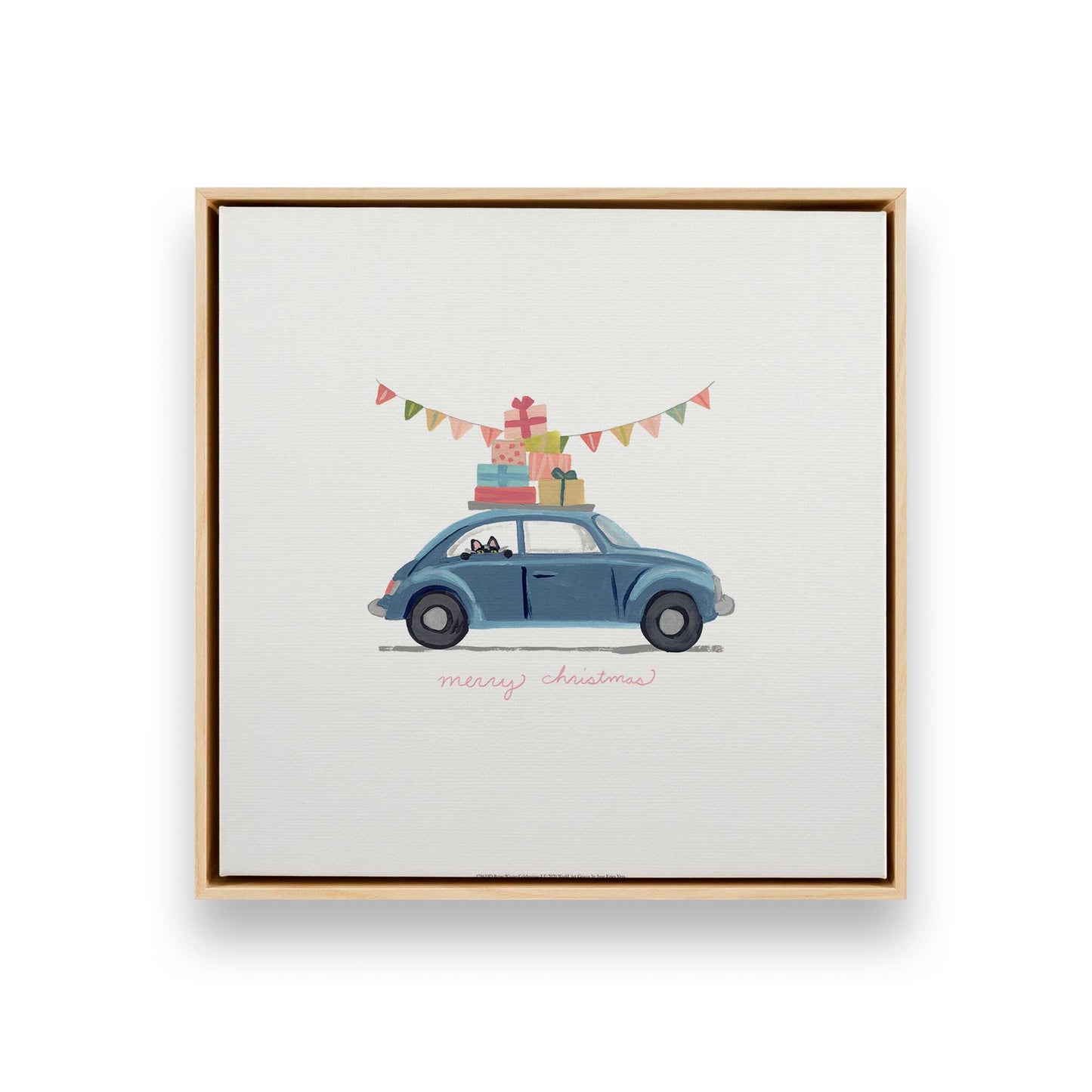 [Color:American Maple], Picture of art in a American Maple frame