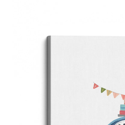 [Color:Stretched Canvas], Picture of the corner of the art