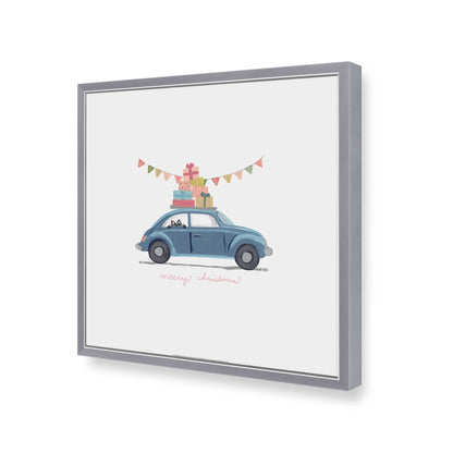 [Color:Polished Chrome], Picture of art in a Polished Chrome frame of the corner