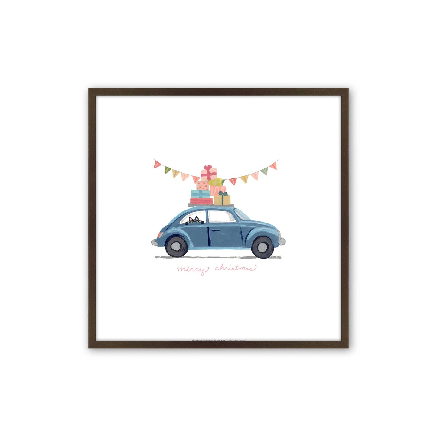 [Color:Belvinder Brown], Picture of art in a Belvinder Brown frame