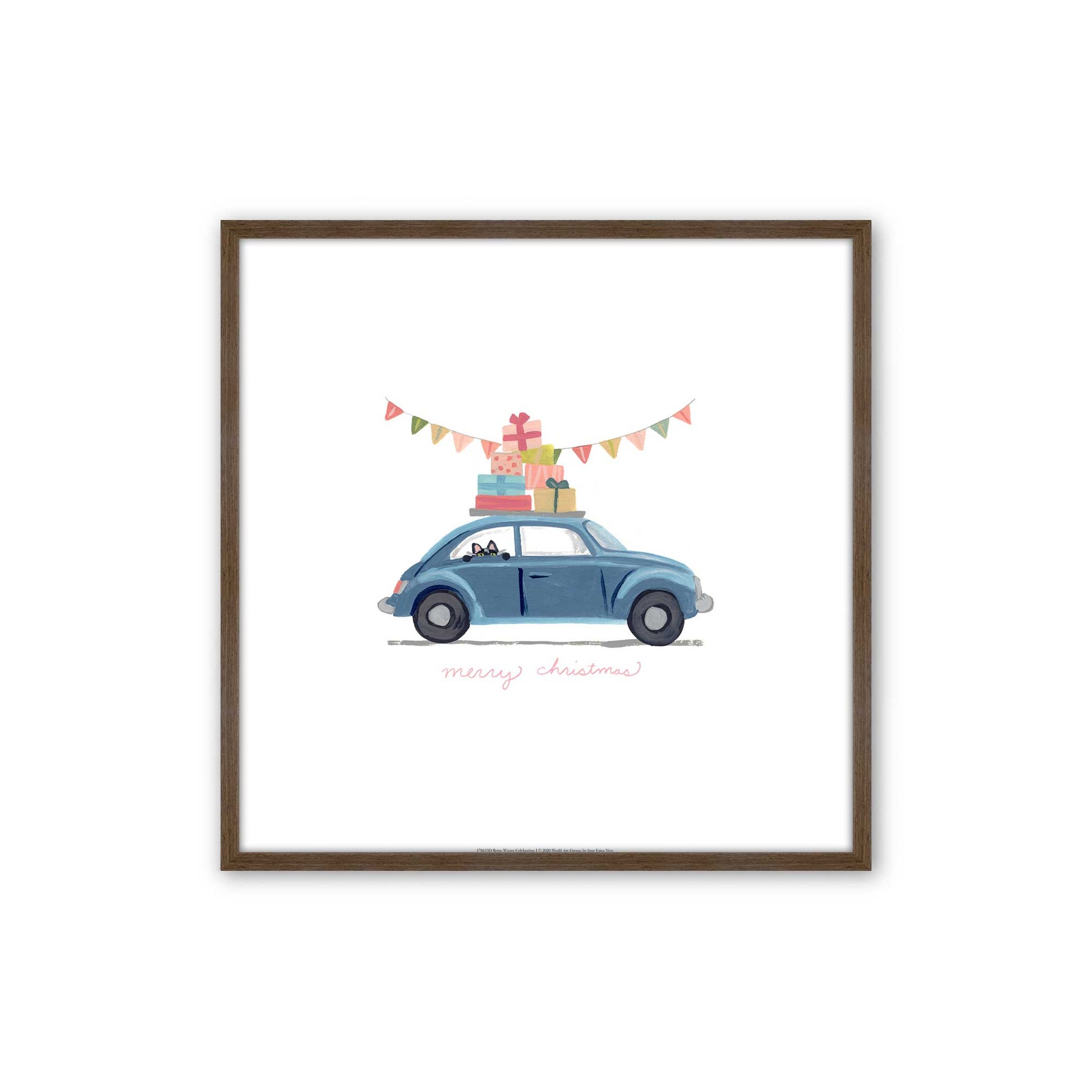 [Color:Walnut], Picture of art in a Walnut frame