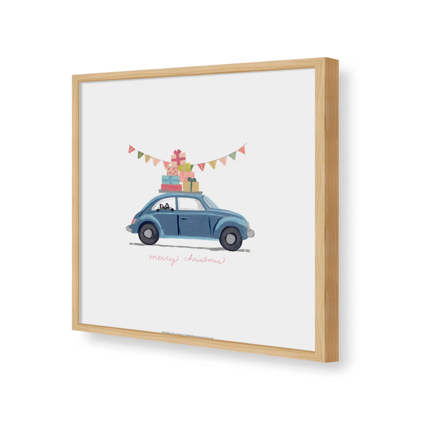 [Color:Espresso], Picture of art in a Espresso frame of the corner