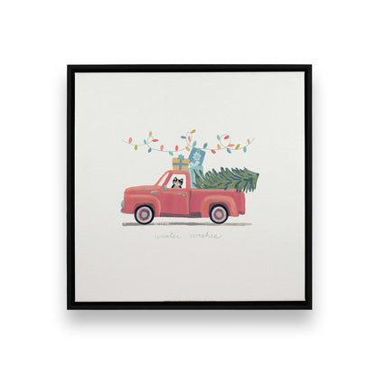 [Color:Satin Black], Picture of art in a Satin Black frame