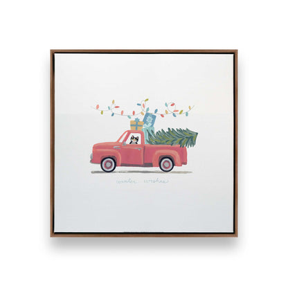 [Color:Walnut], Picture of art in a Walnut frame