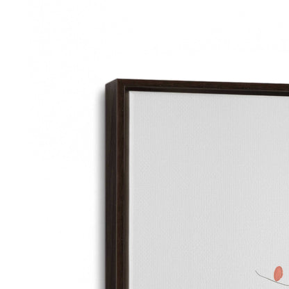 [Color:Espresso], Picture of art in a Espresso frame at an angle