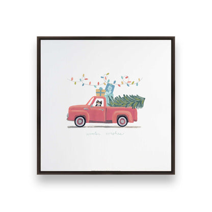 [Color:Espresso], Picture of art in an Espresso frame