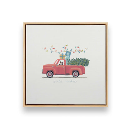 [Color:American Maple], Picture of art in a American Maple frame