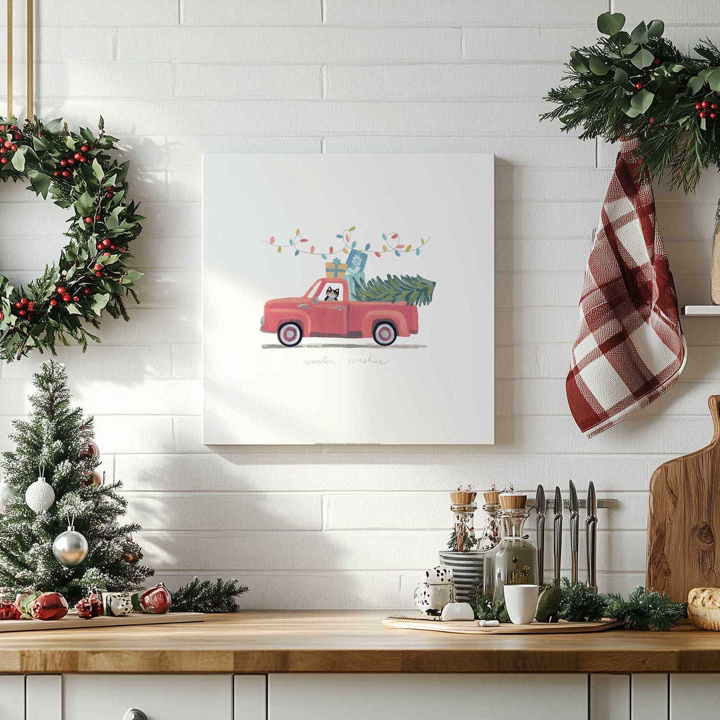 Picture of art in a room