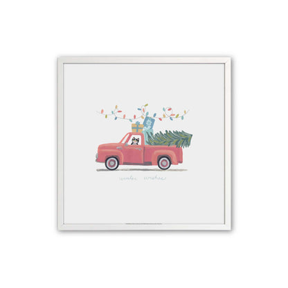 [Color:Opaque White], Picture of art in an Opaque White frame