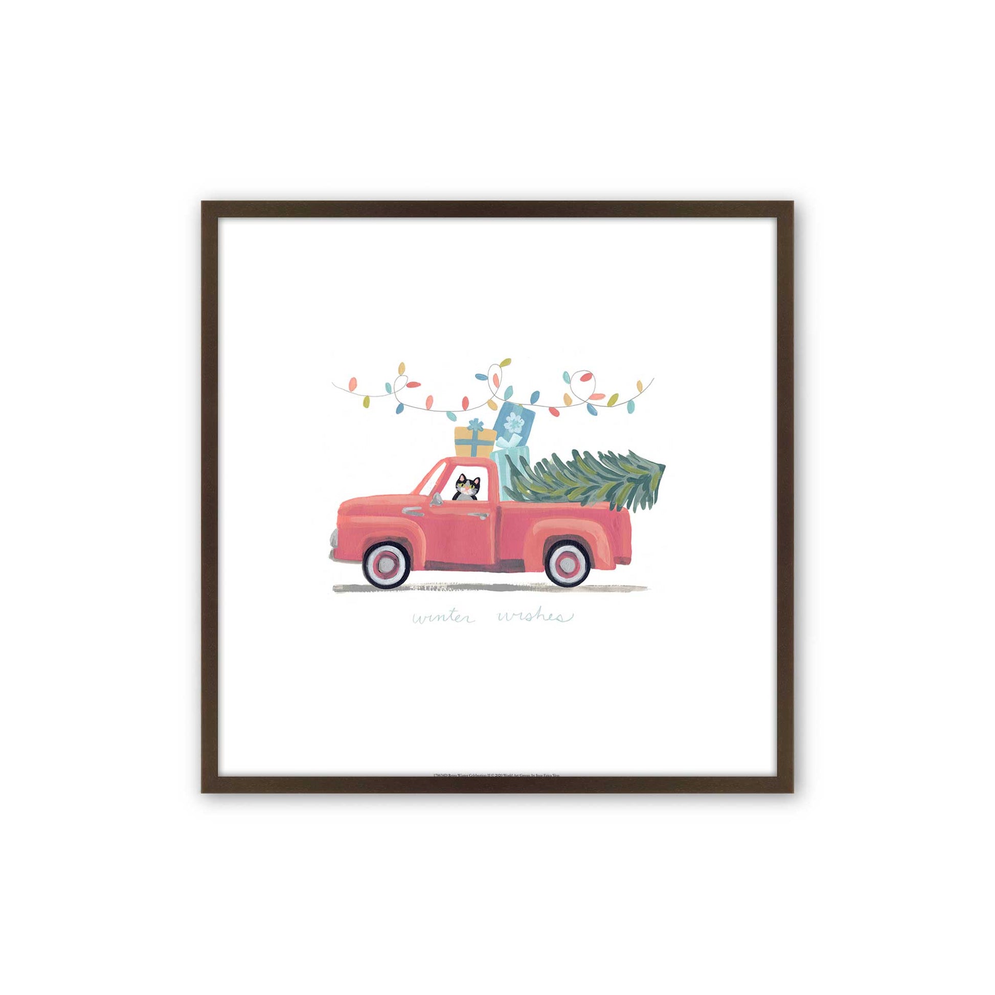 [Color:Espresso], Picture of art in a Espresso frame