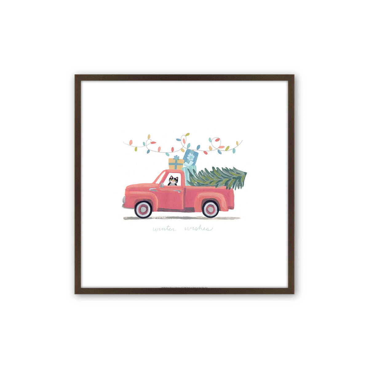 [Color:Belvinder Brown], Picture of art in a Belvinder Brown frame