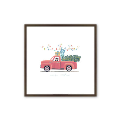 [Color:Belvinder Brown], Picture of art in a Belvinder Brown frame