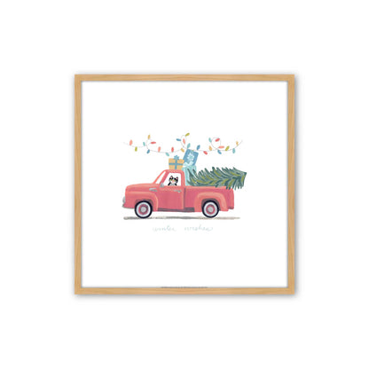 [Color:Espresso], Picture of art in a Espresso frame