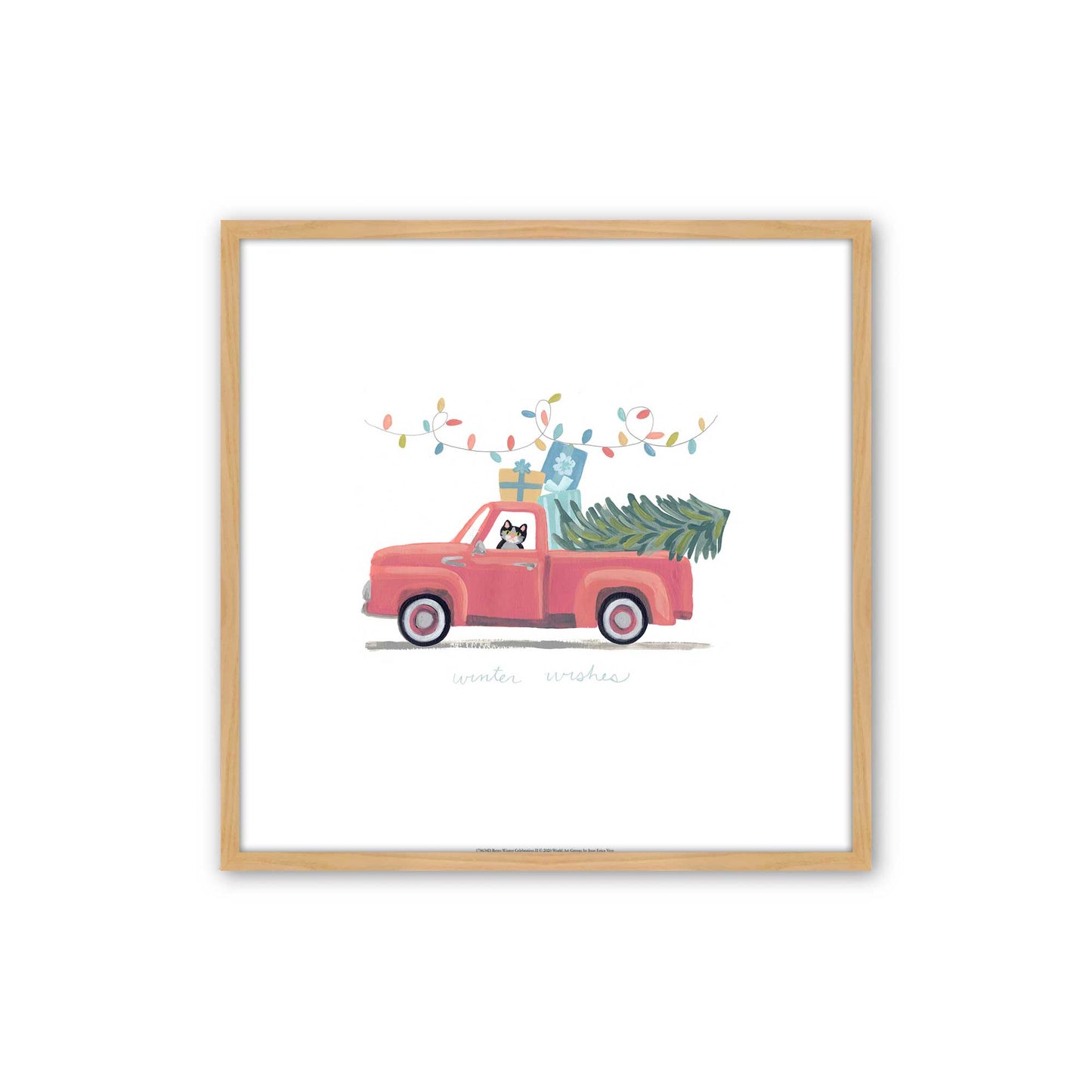 [Color:American Maple], Picture of art in an American Maple frame