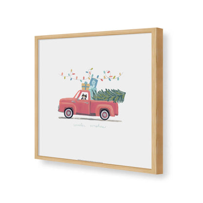 [Color:Espresso], Picture of art in a Espresso frame of the corner