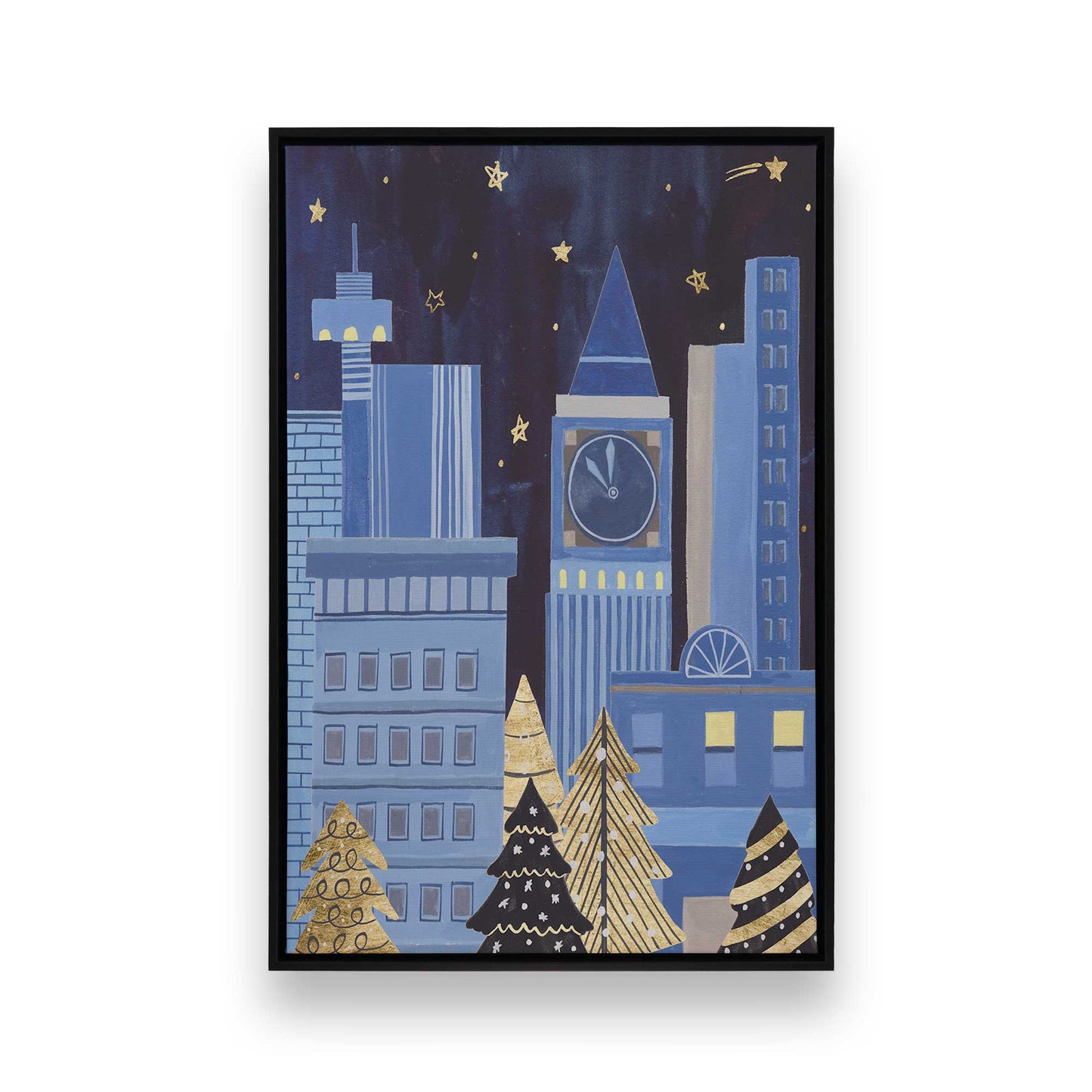 [Color:Satin Black], Picture of art in a Satin Black frame