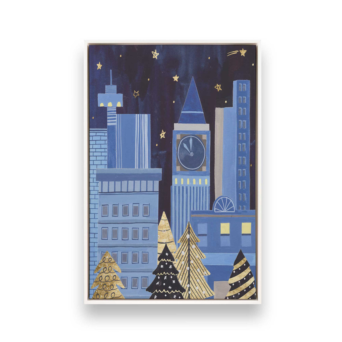 [Color:Opaque White], Picture of art in a White frame