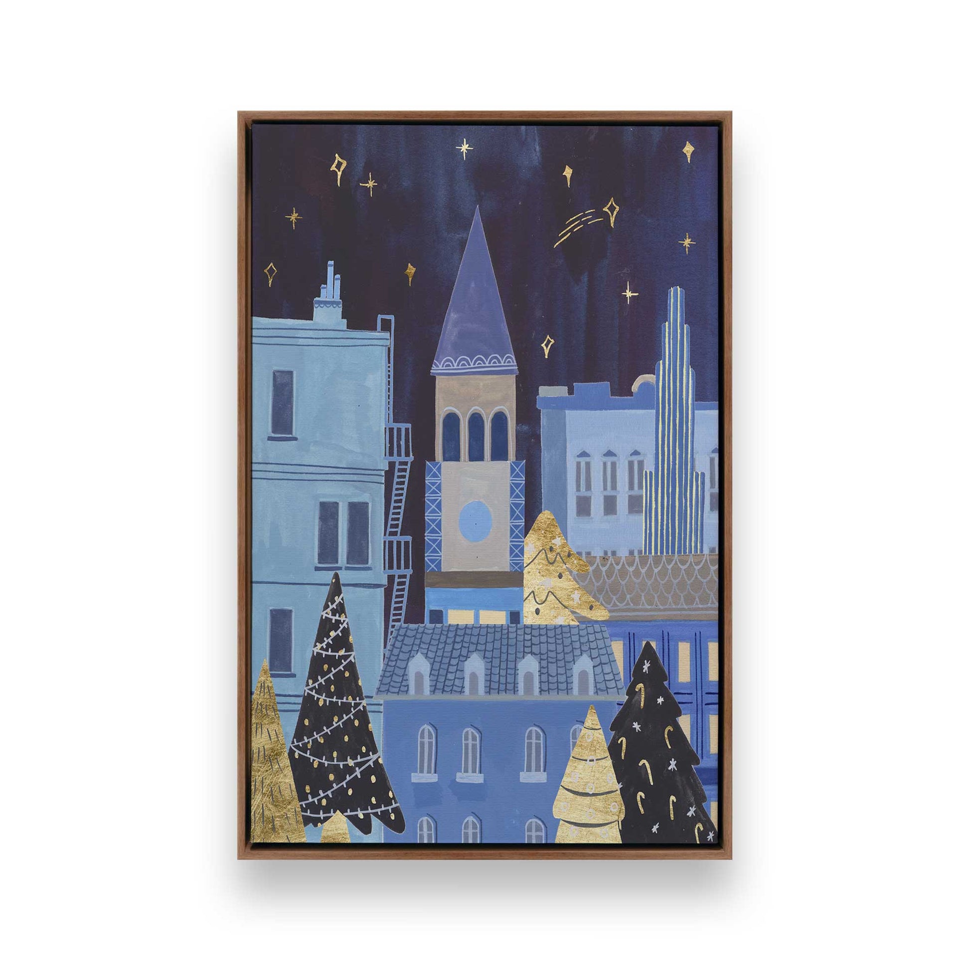 [Color:Walnut], Picture of art in a Walnut frame