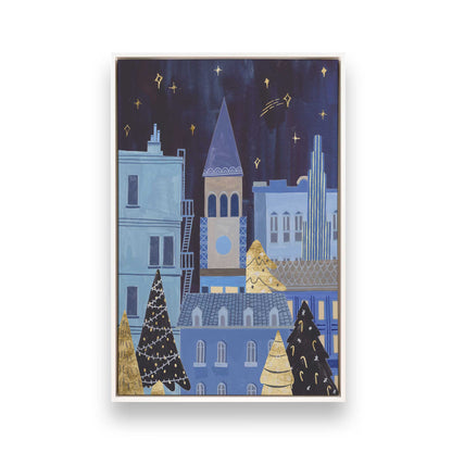 [Color:Opaque White], Picture of art in a White frame
