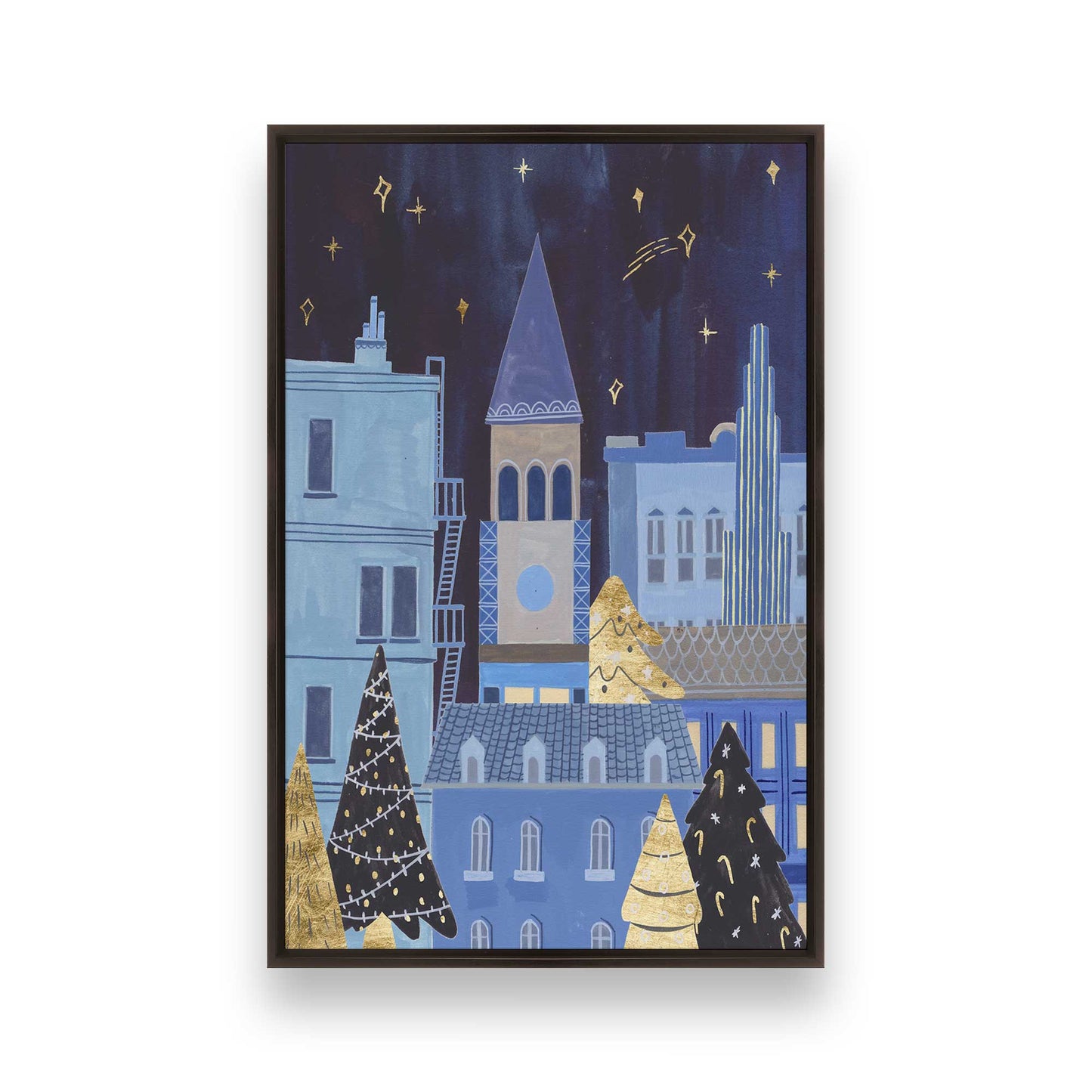 [Color:Espresso], Picture of art in an Espresso frame