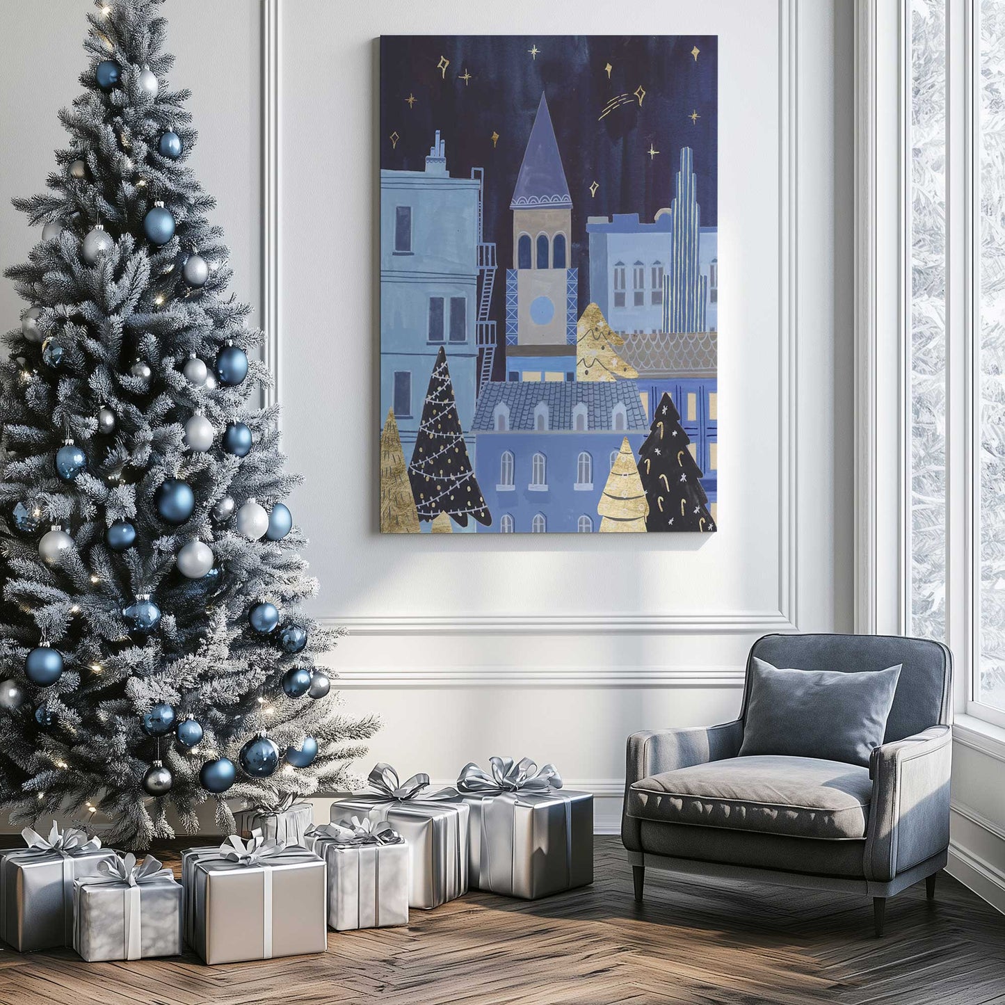 Picture of art in a room