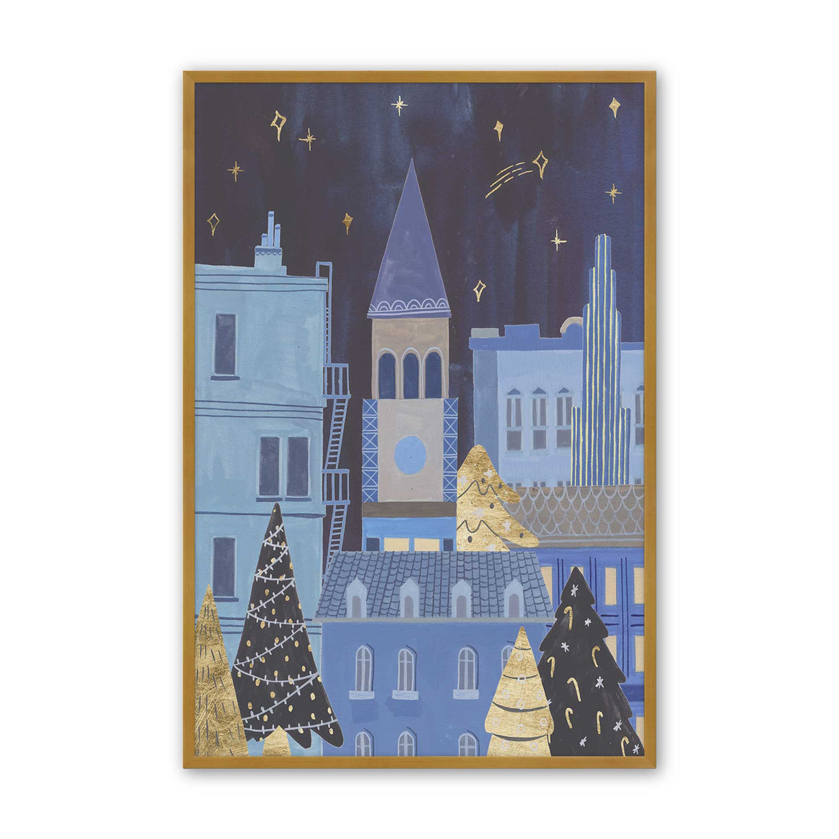 [Color:Polished Gold], Picture of art in a Polished Gold frame