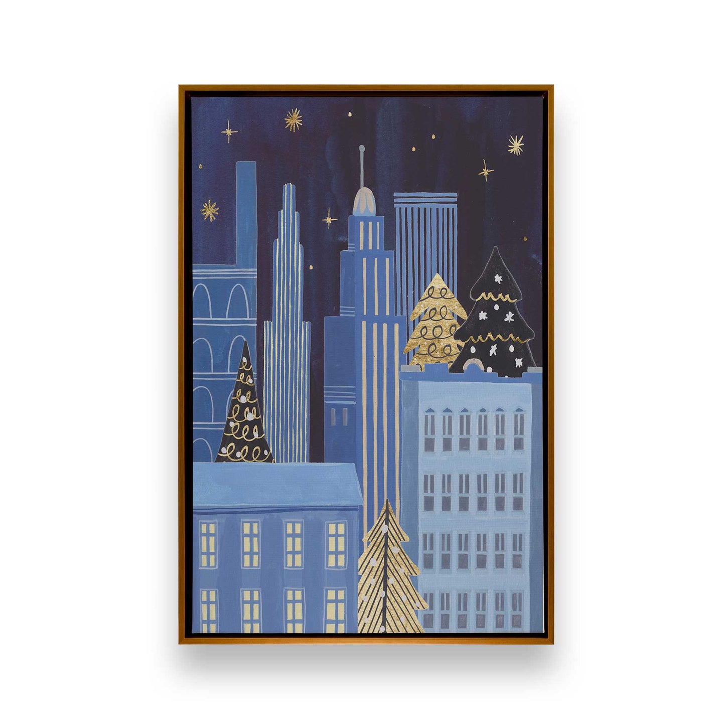 Twinkle Town Nights, Set of 4 Canvas Prints