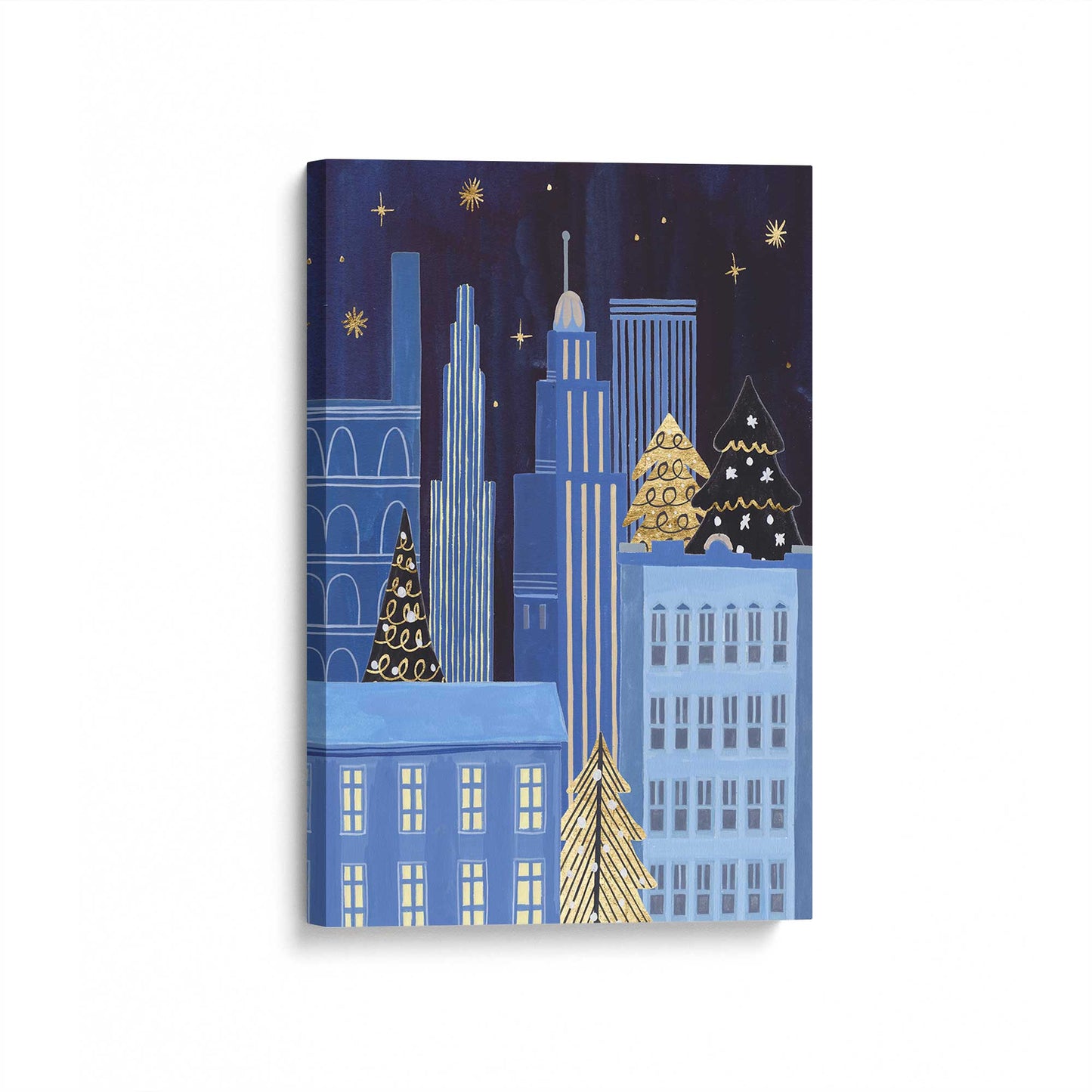 [Color:Stretched Canvas], Picture of art at an angle