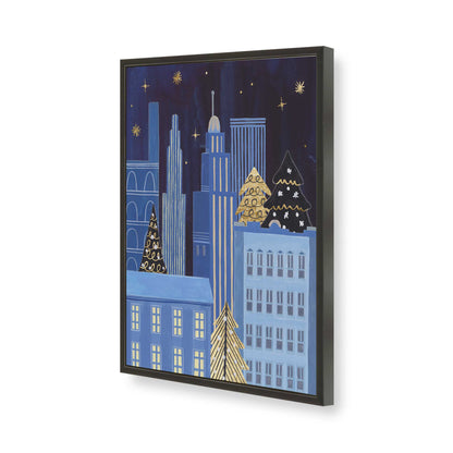 [Color:Satin Black], Picture of art in a Satin Black frame of the corner