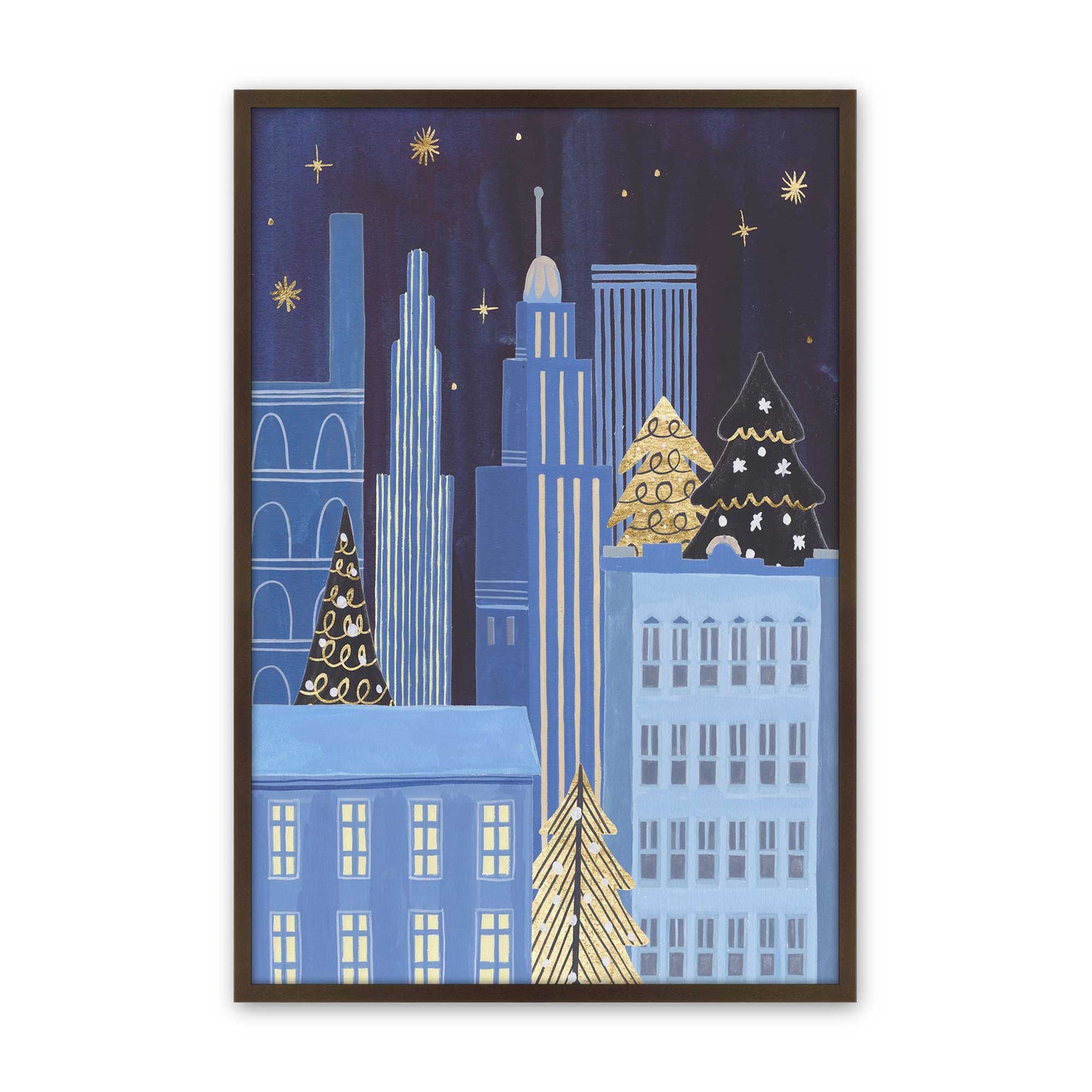 [Color:Belvinder Brown], Picture of art in a Belvinder Brown frame