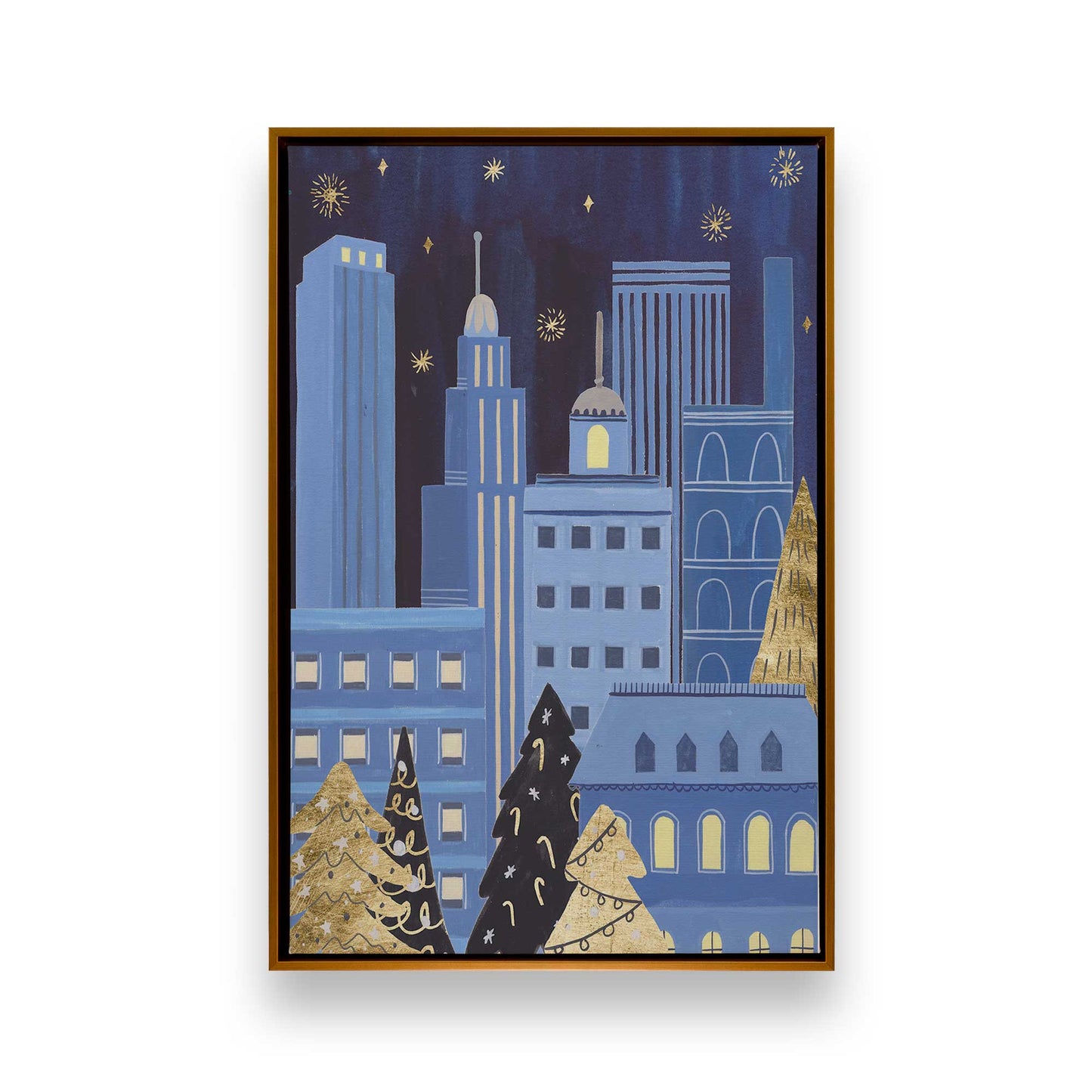 Twinkle Town Nights, Set of 4 Canvas Prints