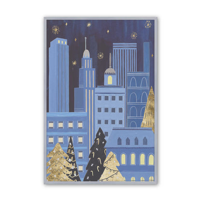 Twinkle Town Nights, Set of 4 Paper Prints