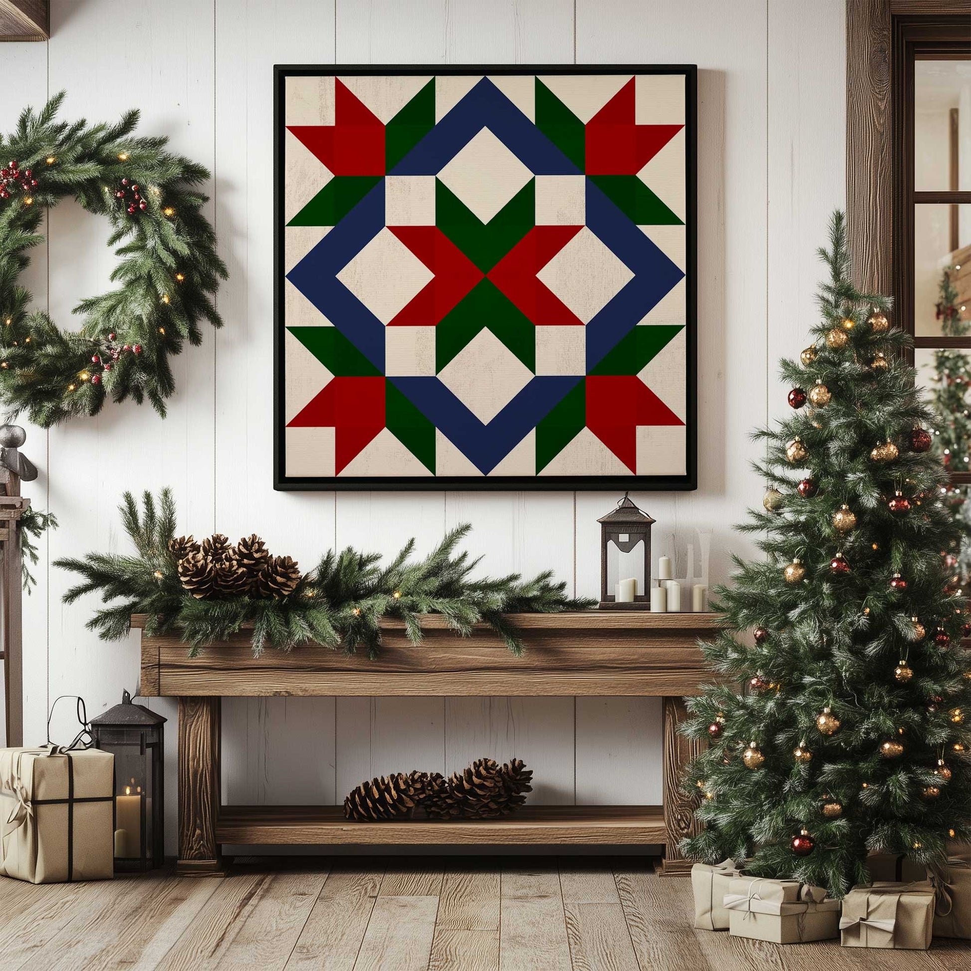 Picture of art in a room