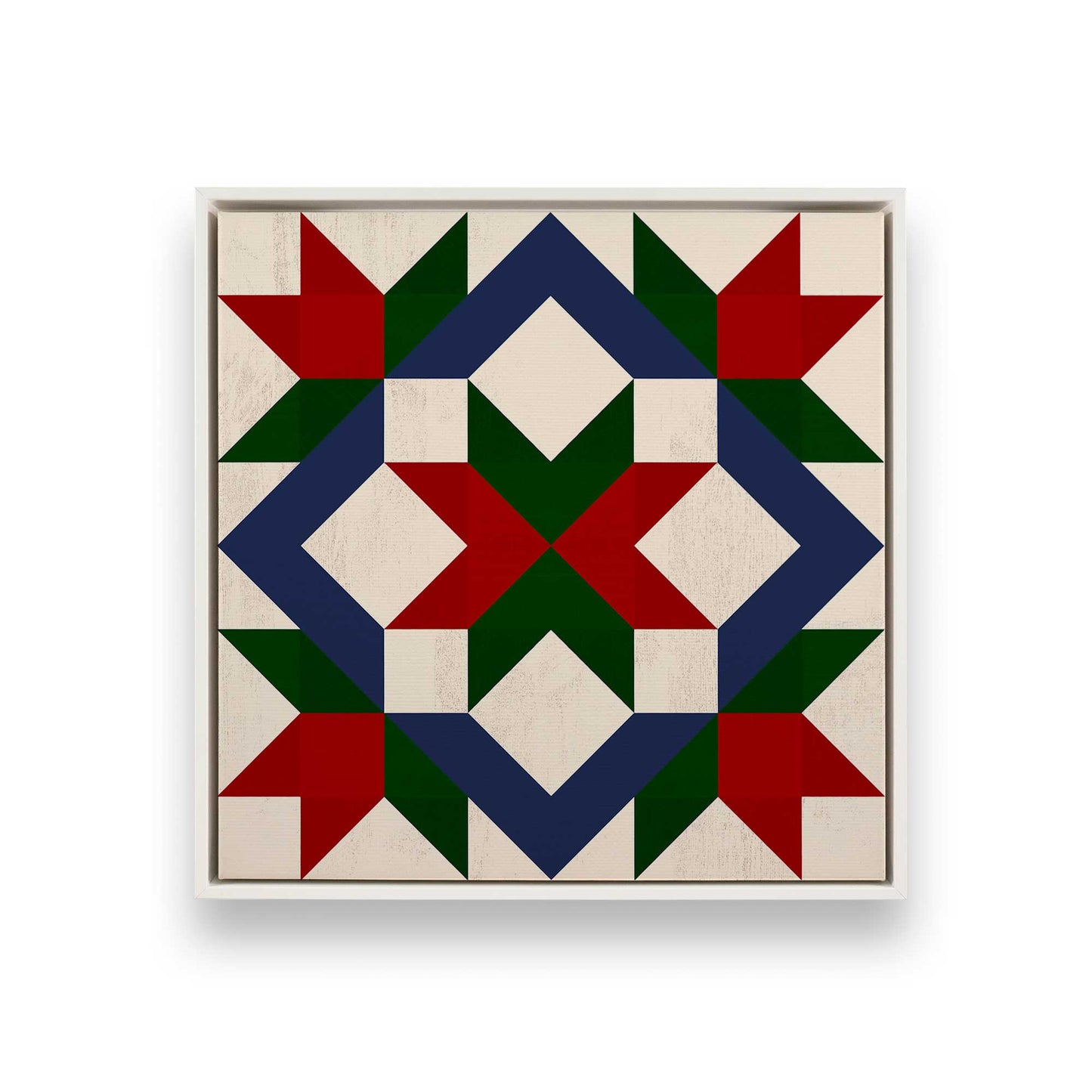 [Color:Opaque White], Picture of art in a White frame