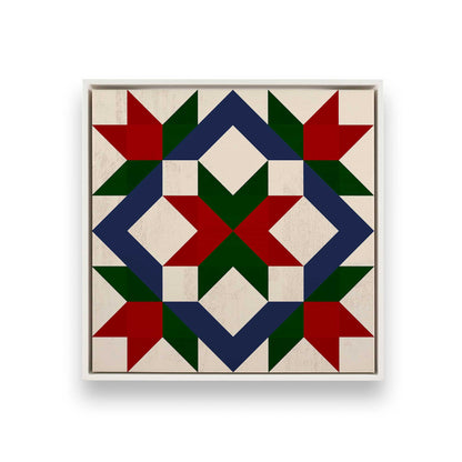 [Color:Opaque White], Picture of art in a White frame