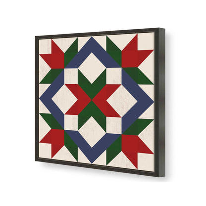 [Color:Satin Black], Picture of art in a Satin Black frame of the corner