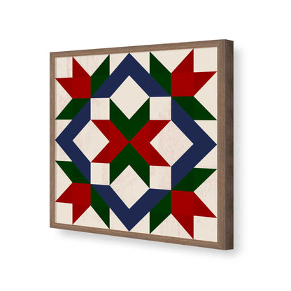 [Color:Walnut], Picture of art in a Walnut frame of the corner