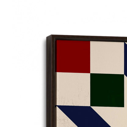 [Color:Espresso], Picture of art in a Espresso frame at an angle