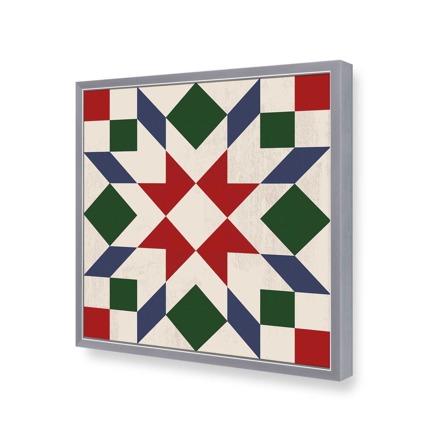 [Color:Polished Chrome], Picture of art in a Polished Chrome frame of the corner