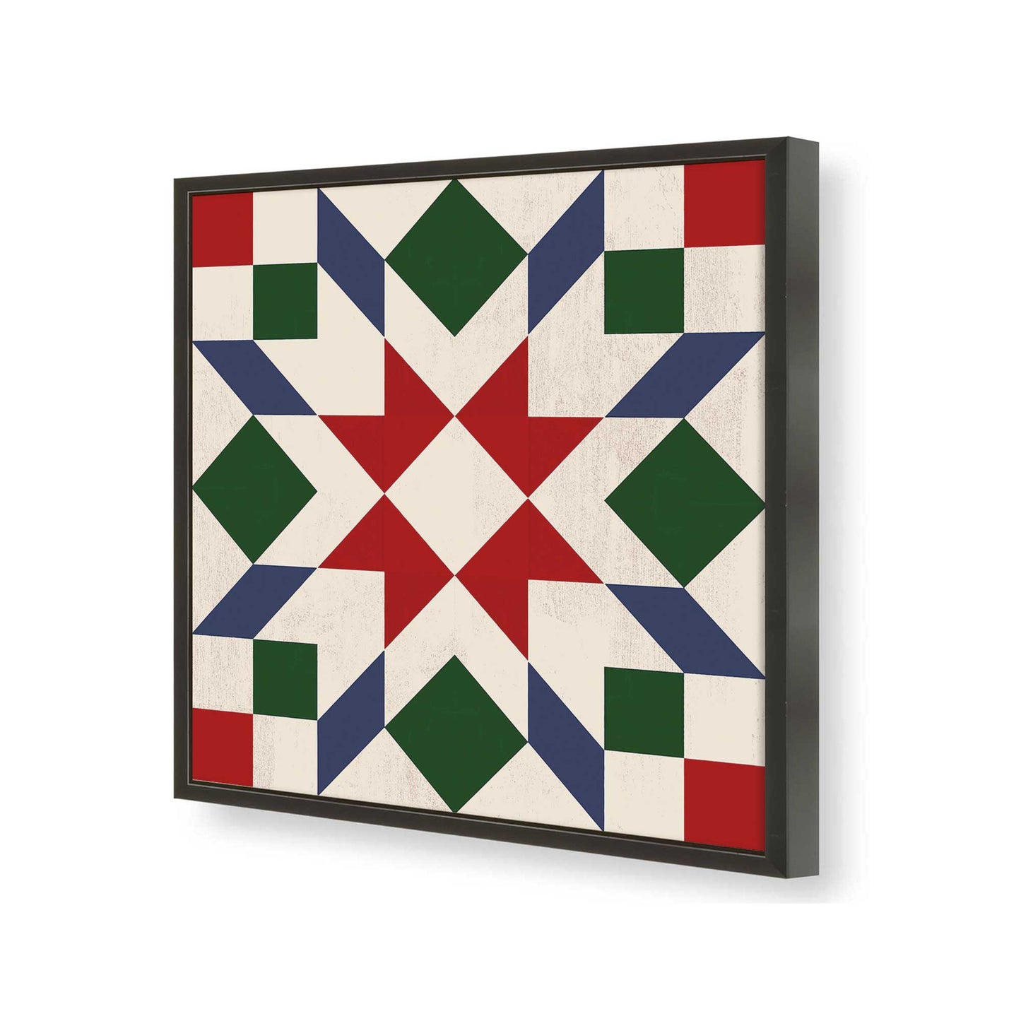 [Color:Satin Black], Picture of art in a Satin Black frame of the corner