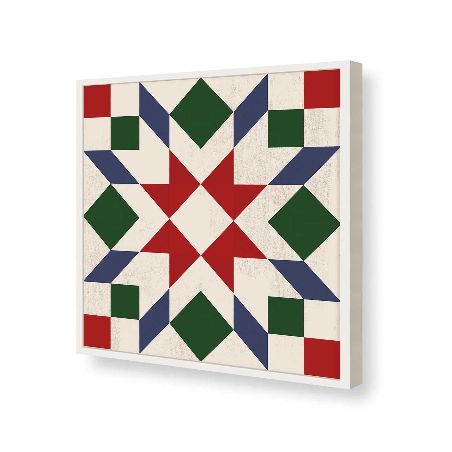 [Color:Opaque White], Picture of art in a Opaque White frame of the corner