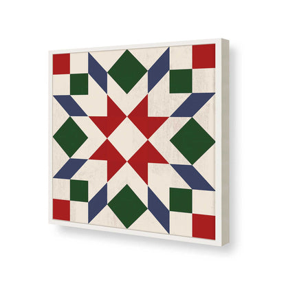 [Color:Opaque White], Picture of art in a Opaque White frame of the corner