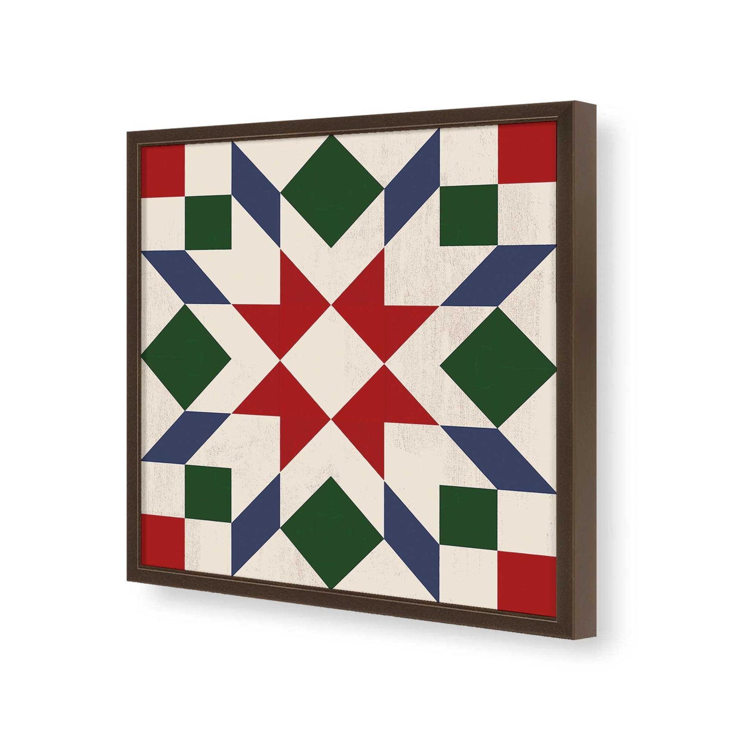 [Color:Espresso], Picture of art in a Espresso frame of the corner